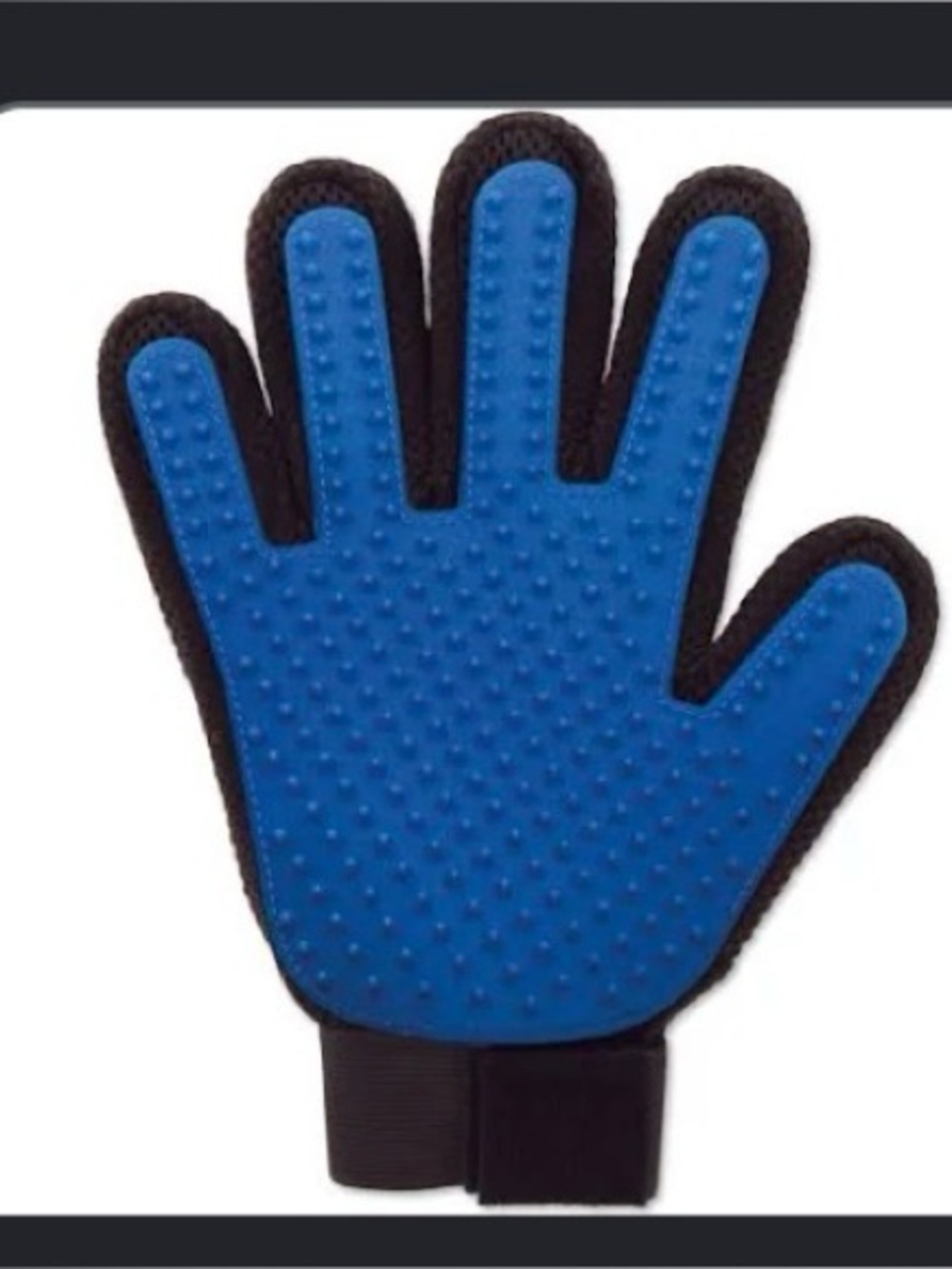 Blue Grooming Glove for pets